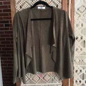 Green Suede BB Dakota Jacket